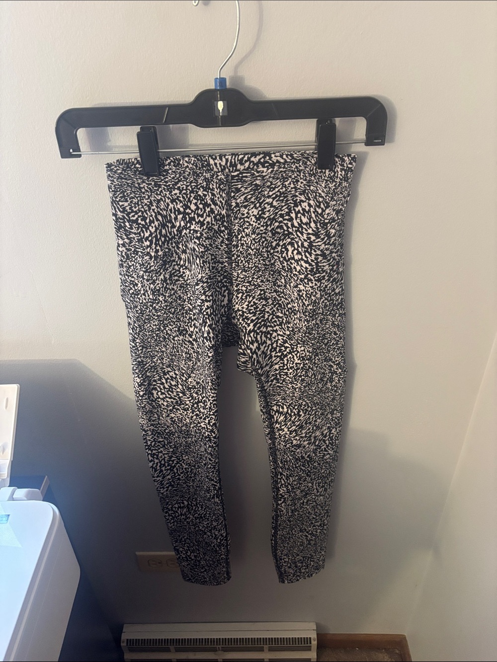lululemon athletica Black and White Speckle Kids Leggings